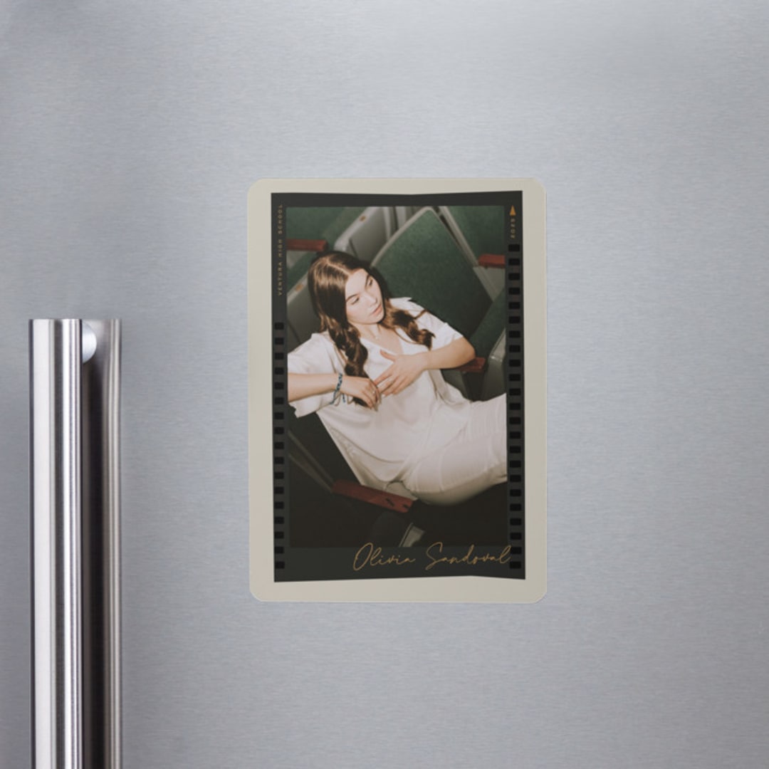 "proof sheet" - Graduation Announcements in Almond by Kamala Nahas - Magnet Front