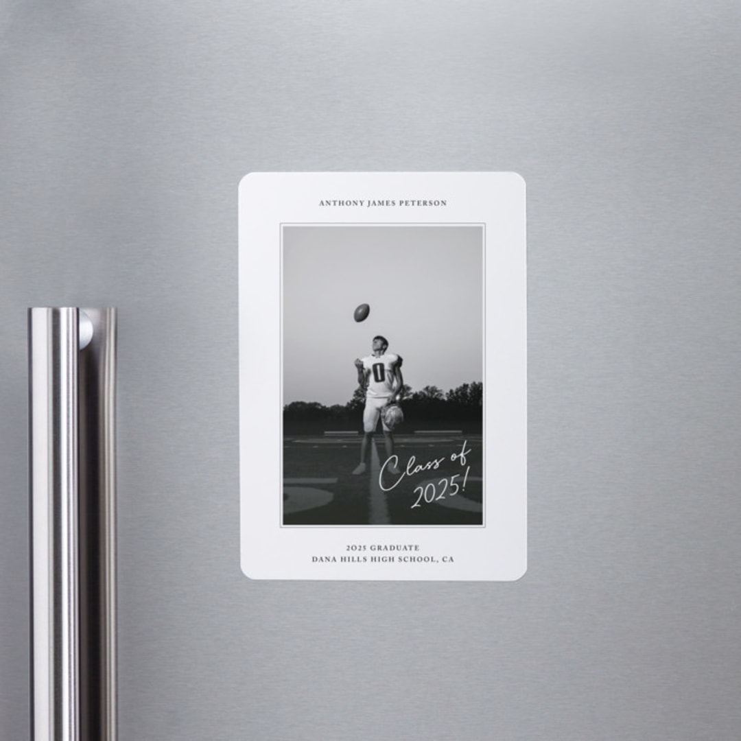 "Class of 2025!" - Graduation Announcements in Cloud by Maggie Daugherty - Magnet Front