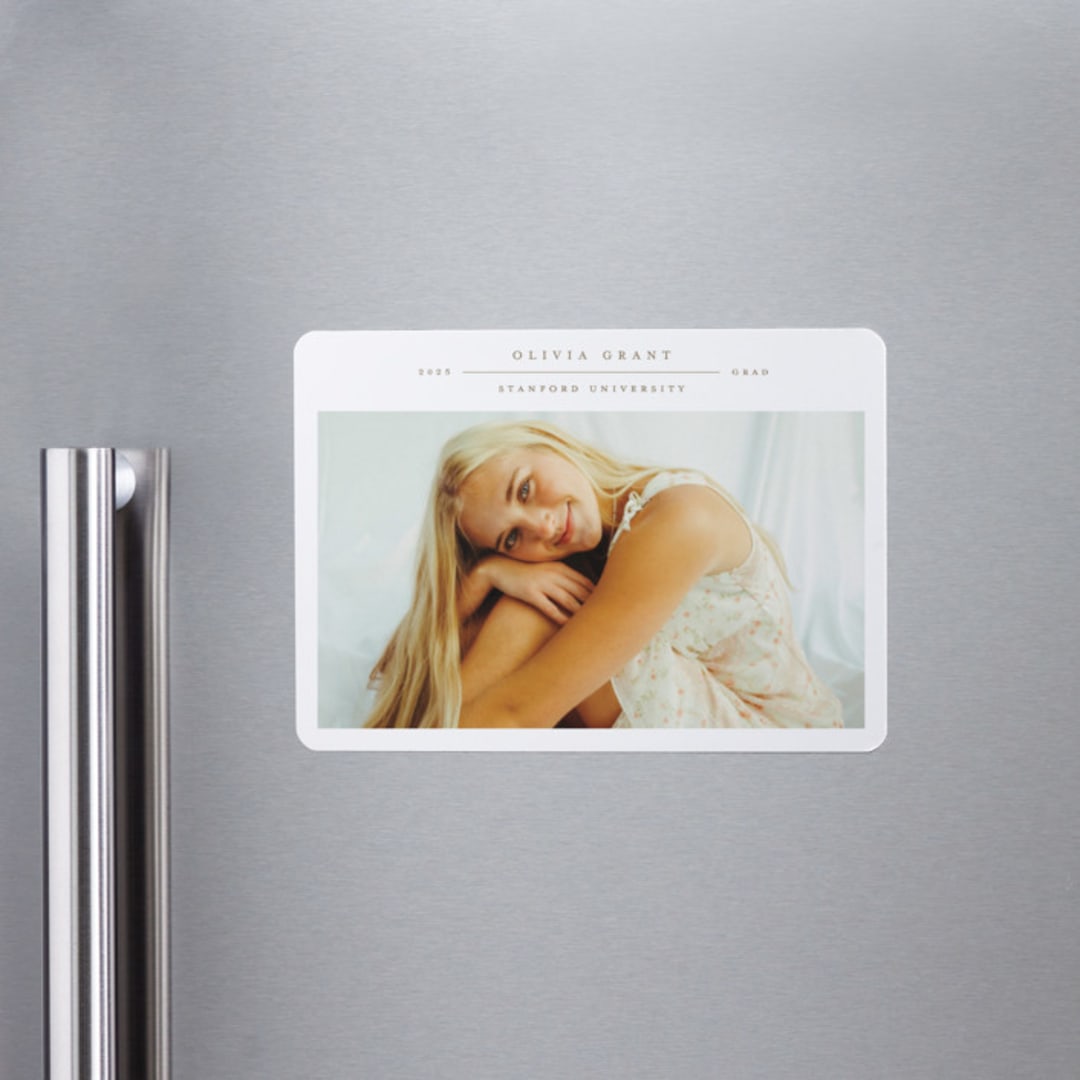 "Compass" - Graduation Announcements in Sparrow by Alexandra Cohn - Magnet Front