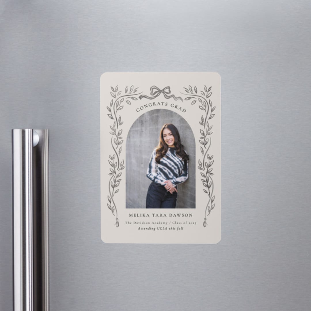 "chic" - Graduation Announcements in Ink by Petra Kern - Magnet Front