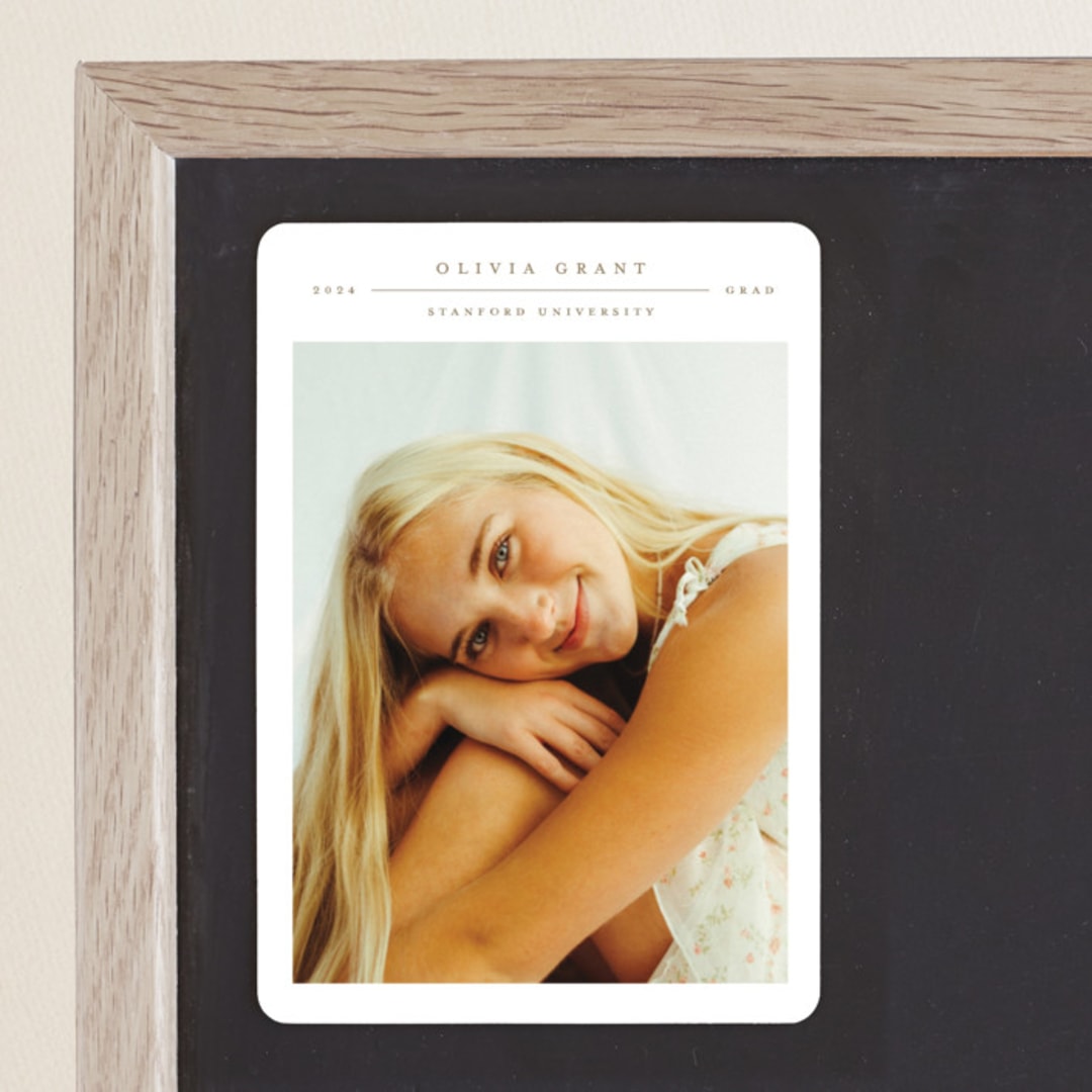 "Compass" - Graduation Announcements in Sparrow by Alexandra Cohn - Magnet Front