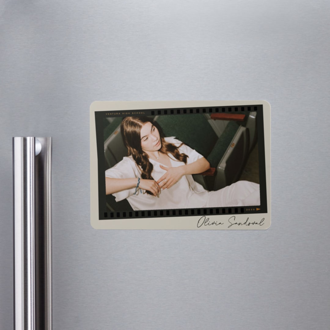 "proof sheet" - Graduation Announcements in Almond by Kamala Nahas - Magnet Front