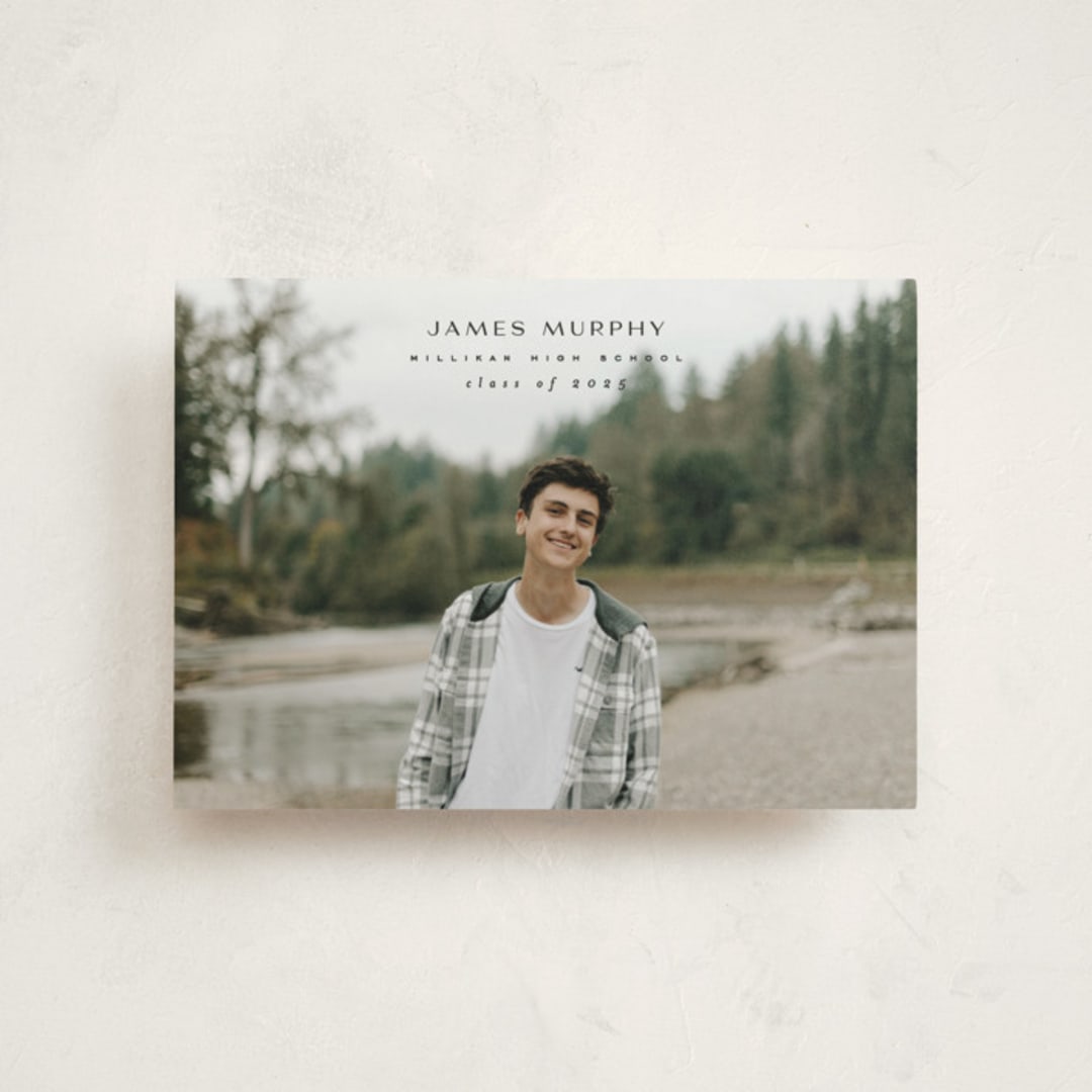 "Understated" - Graduation Announcements in Mortarboard by Owl and Toad - Front