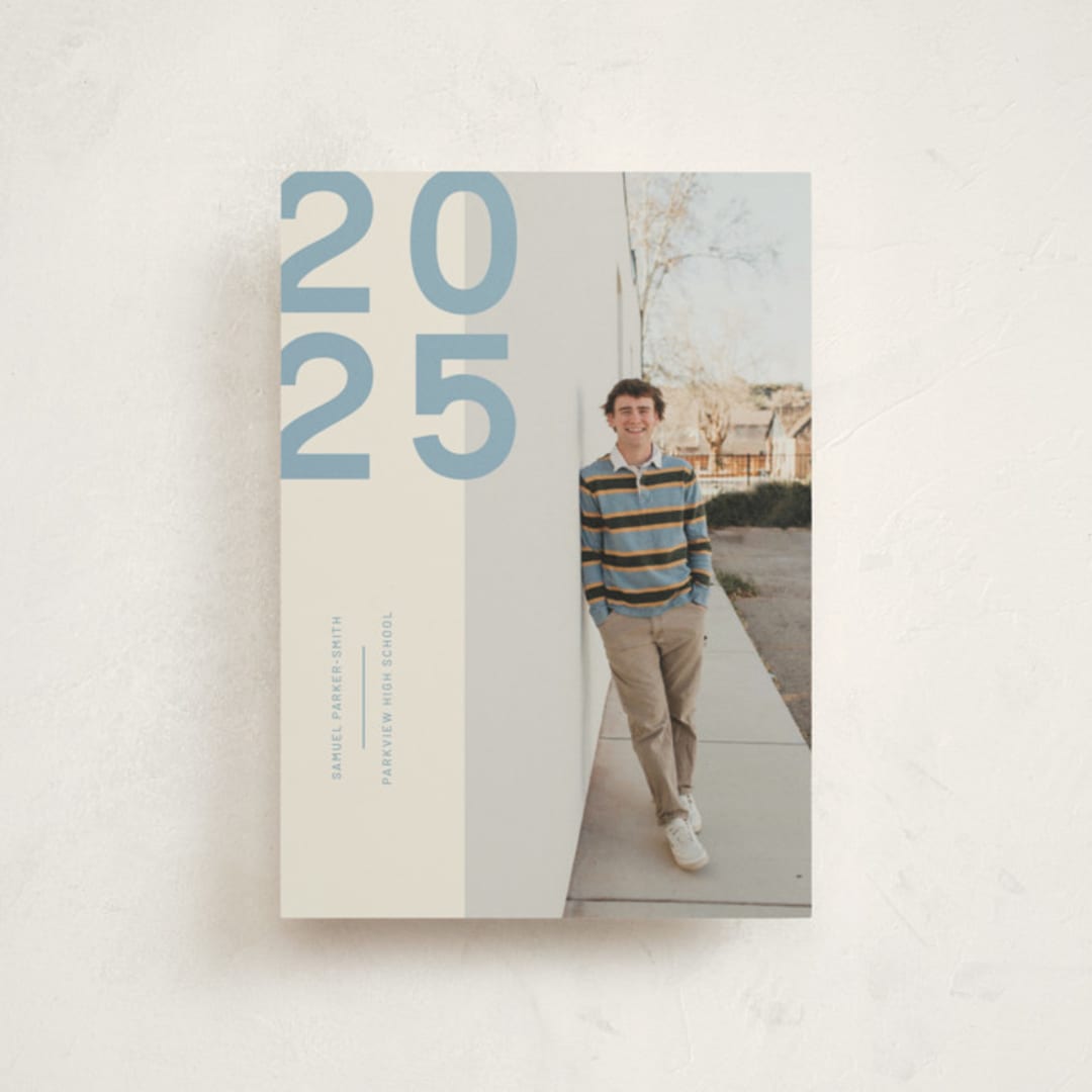 "Modern Year" - Graduation Announcements in Lake by Kelly Watkins - Front