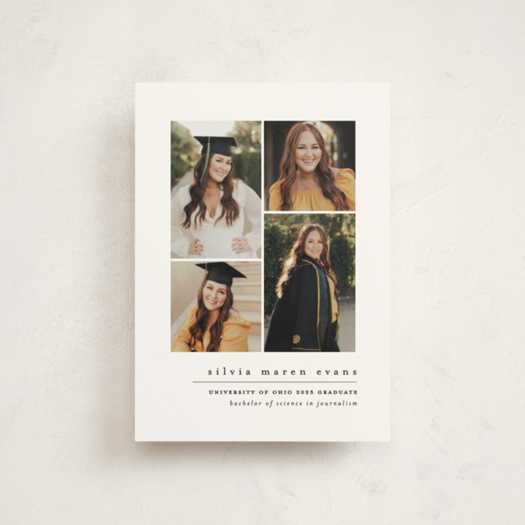 "name drop" - Graduation Announcements in Penguin by Lea Delaveris - Front