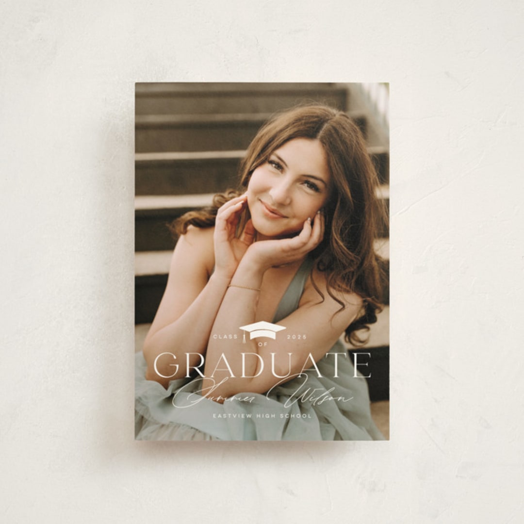 "Placement" - Graduation Announcements in Paper by Michelle Taylor - Front