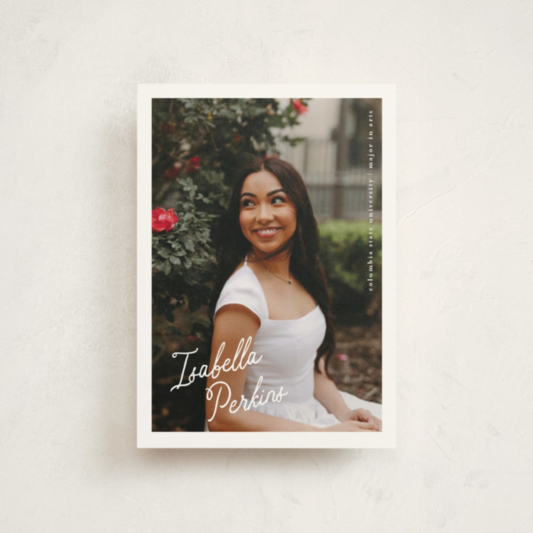 "horchata" - Graduation Announcements in Porcelain by chocomocacino - Front