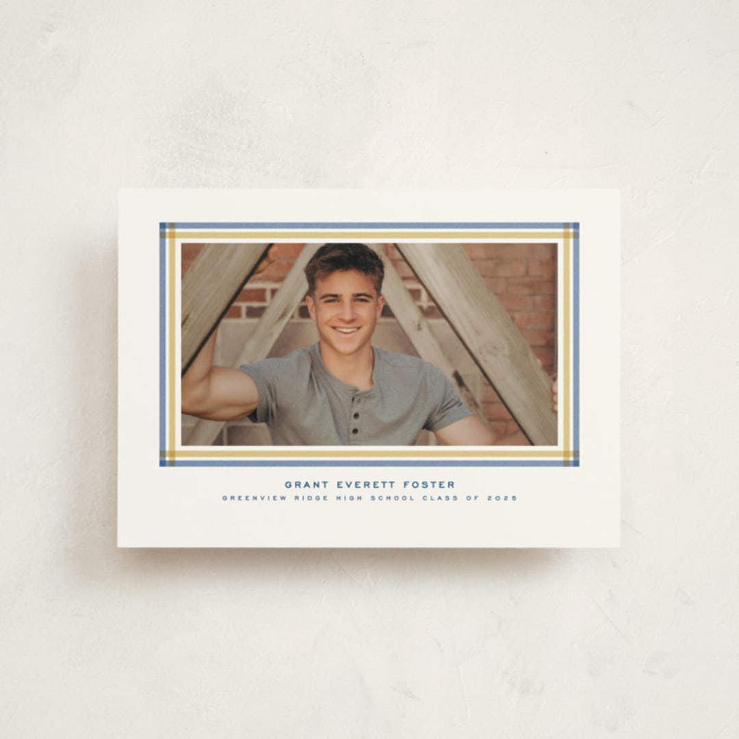 "Woven frame" - Graduation Announcements in Night Sky by Lea Delaveris - Front