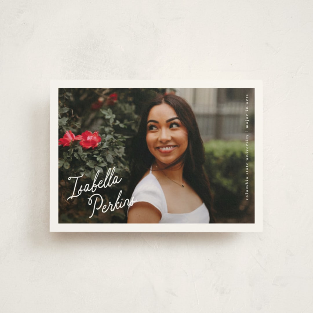 "horchata" - Graduation Announcements in Porcelain by chocomocacino - Front