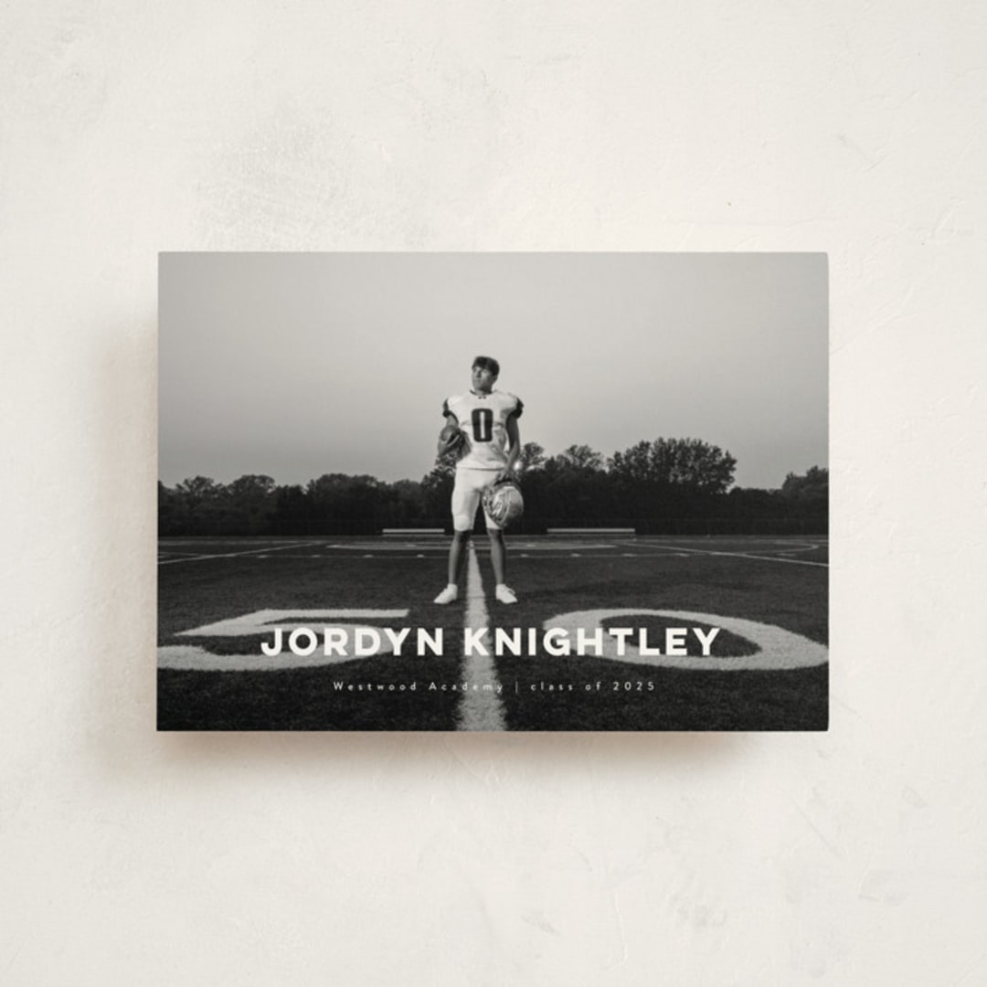 "the modernist" - Graduation Announcements in Eggshell by Benita Crandall - Front