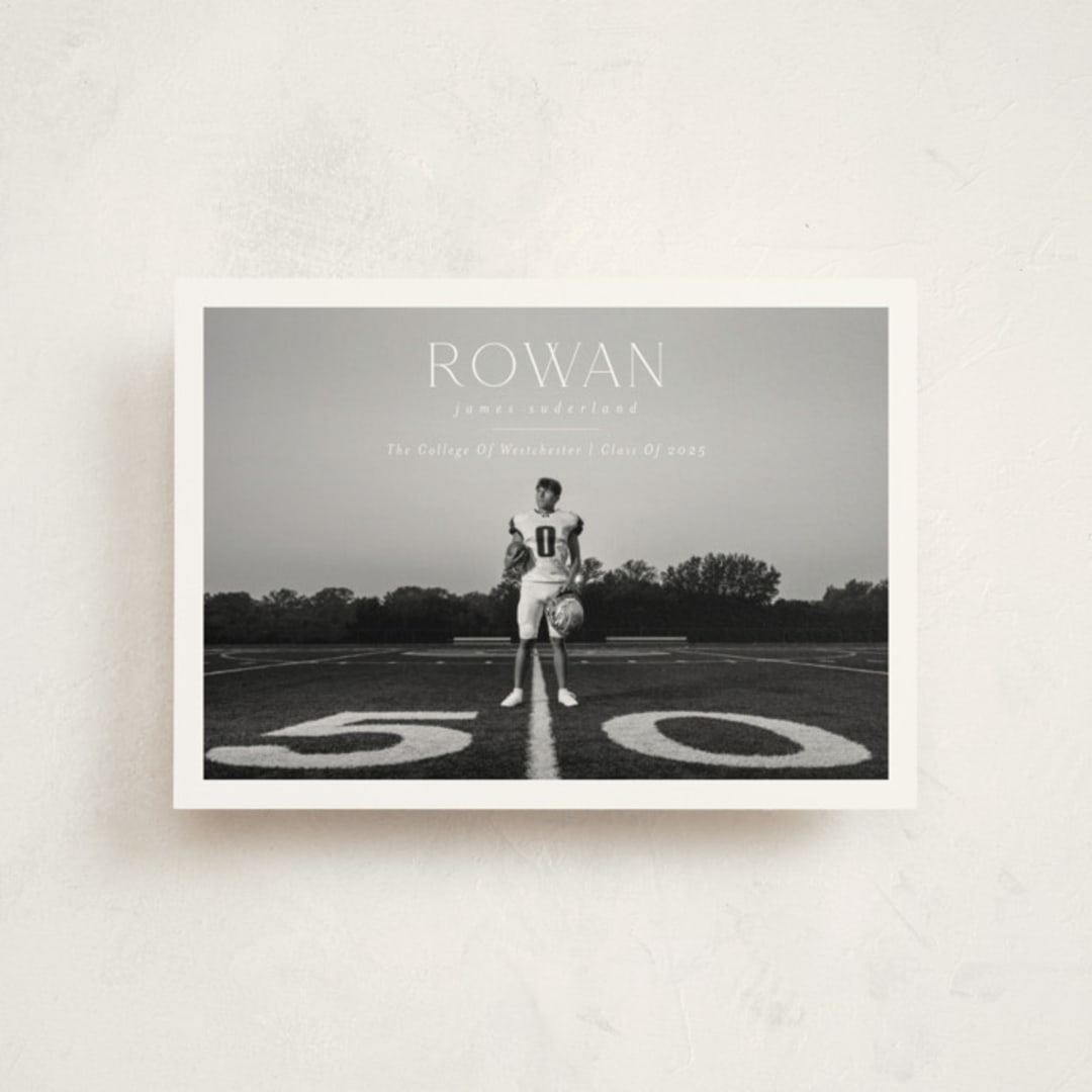 "Balzac" - Graduation Announcements in Alba by Deynaaz Daraei - Front