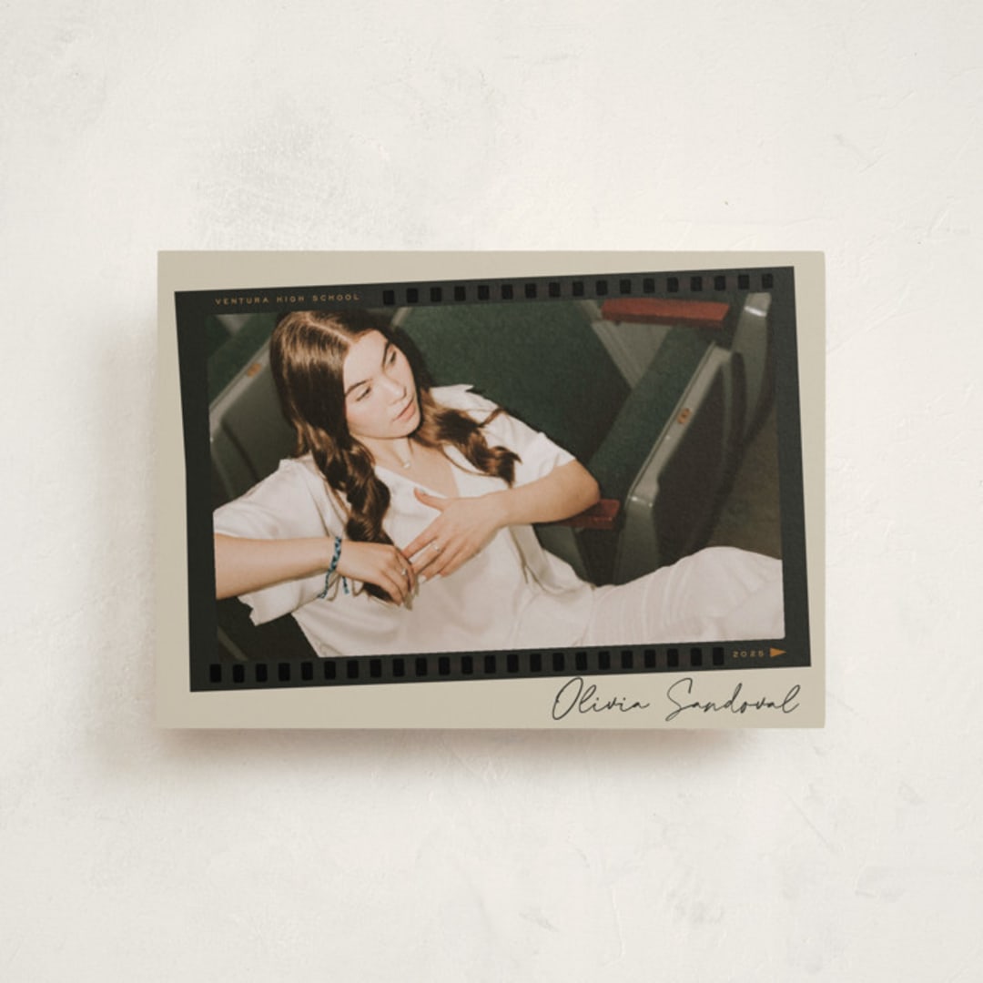 "proof sheet" - Graduation Announcements in Almond by Kamala Nahas - Front