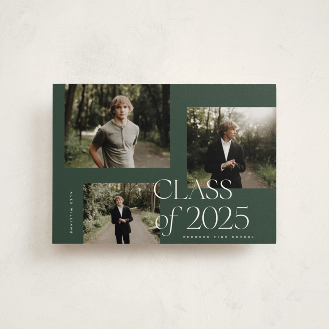 "Troi" - Graduation Announcements in Forest by Kelly Schmidt - Front