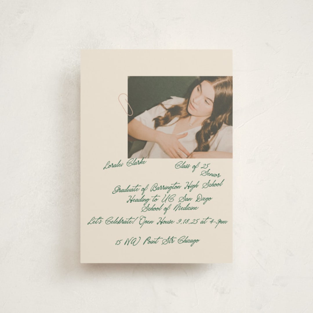 "my finest diary scribble" - Graduation Party Invitations in Kaitoke by Phrosné Barwood - Front