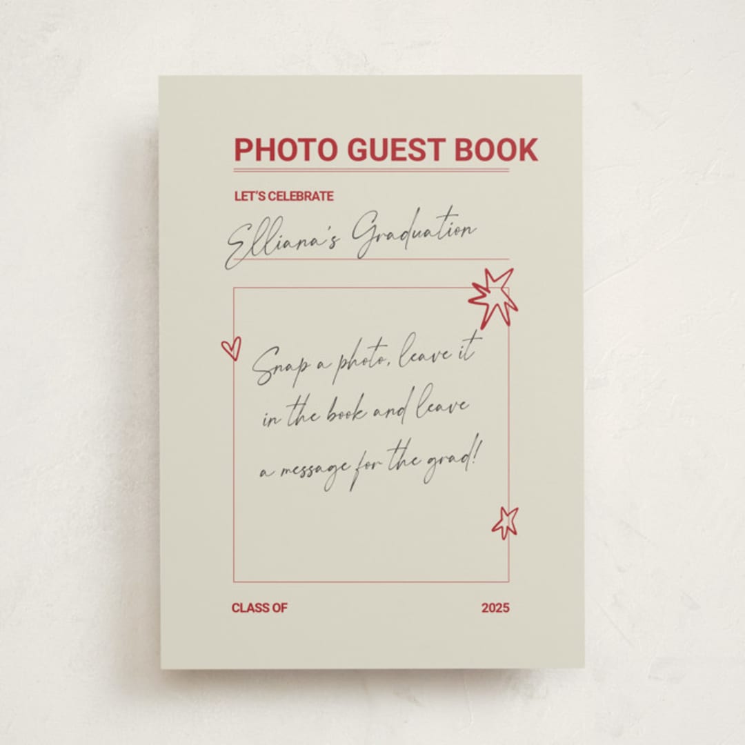 "Checklist Complete" - Graduation Party Signs in Parchment by Zove Ahhh - Front