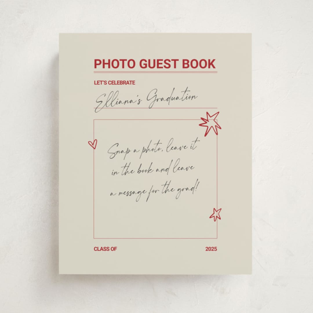 "Checklist Complete" - Graduation Party Signs in Parchment by Zove Ahhh - Front
