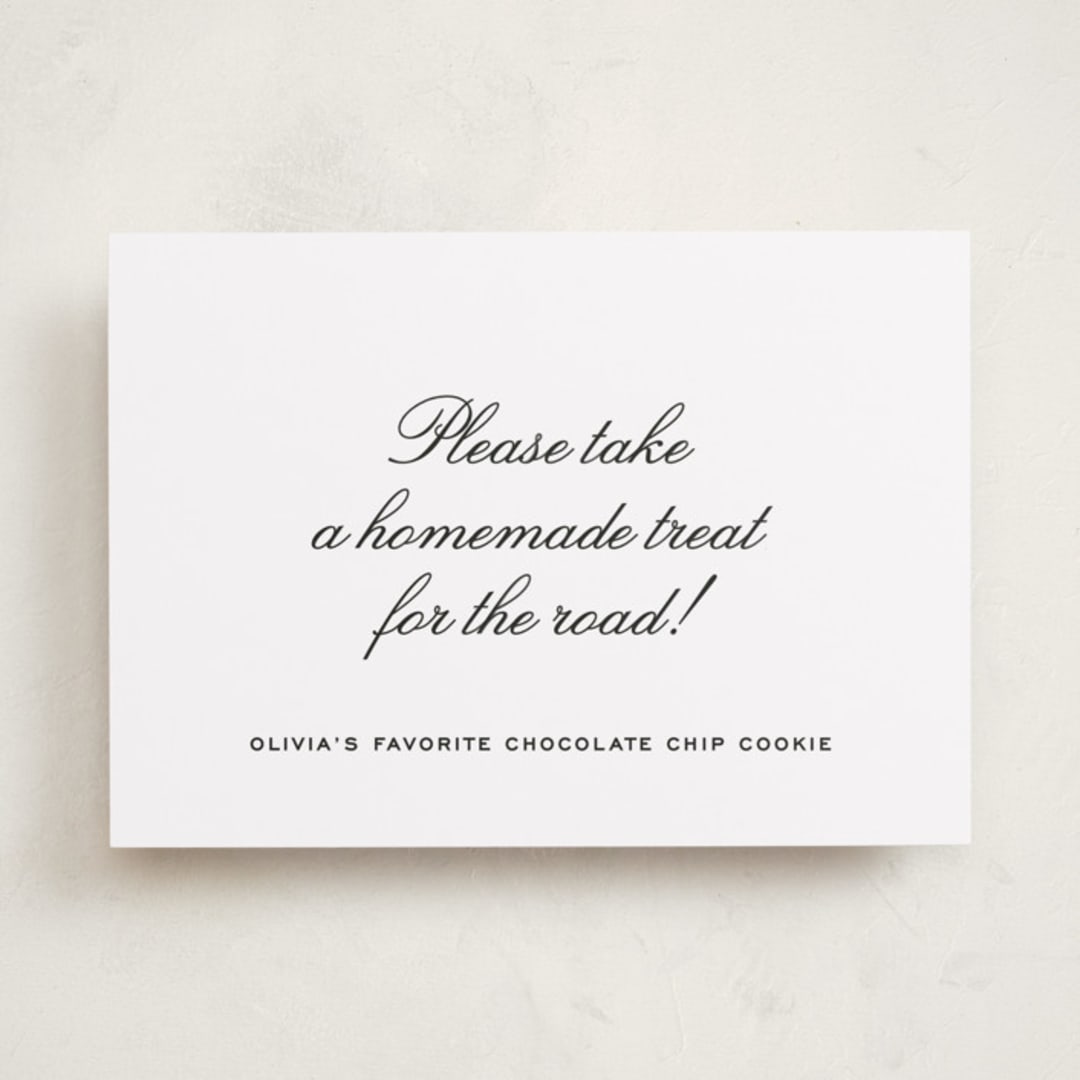 "Cecilie" - Graduation Party Signs in Ink by Megan Davis - Front