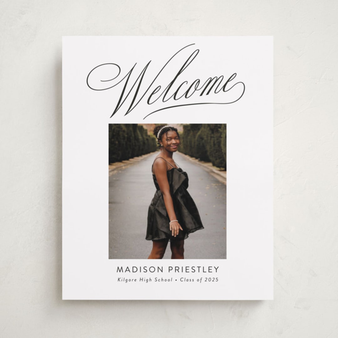 "Aloft" - Graduation Welcome Signs in Daisy by Jessica Williams - Front