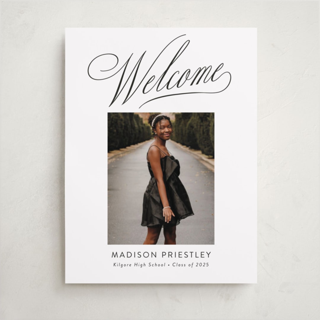 "Aloft" - Graduation Welcome Signs in Daisy by Jessica Williams - Front