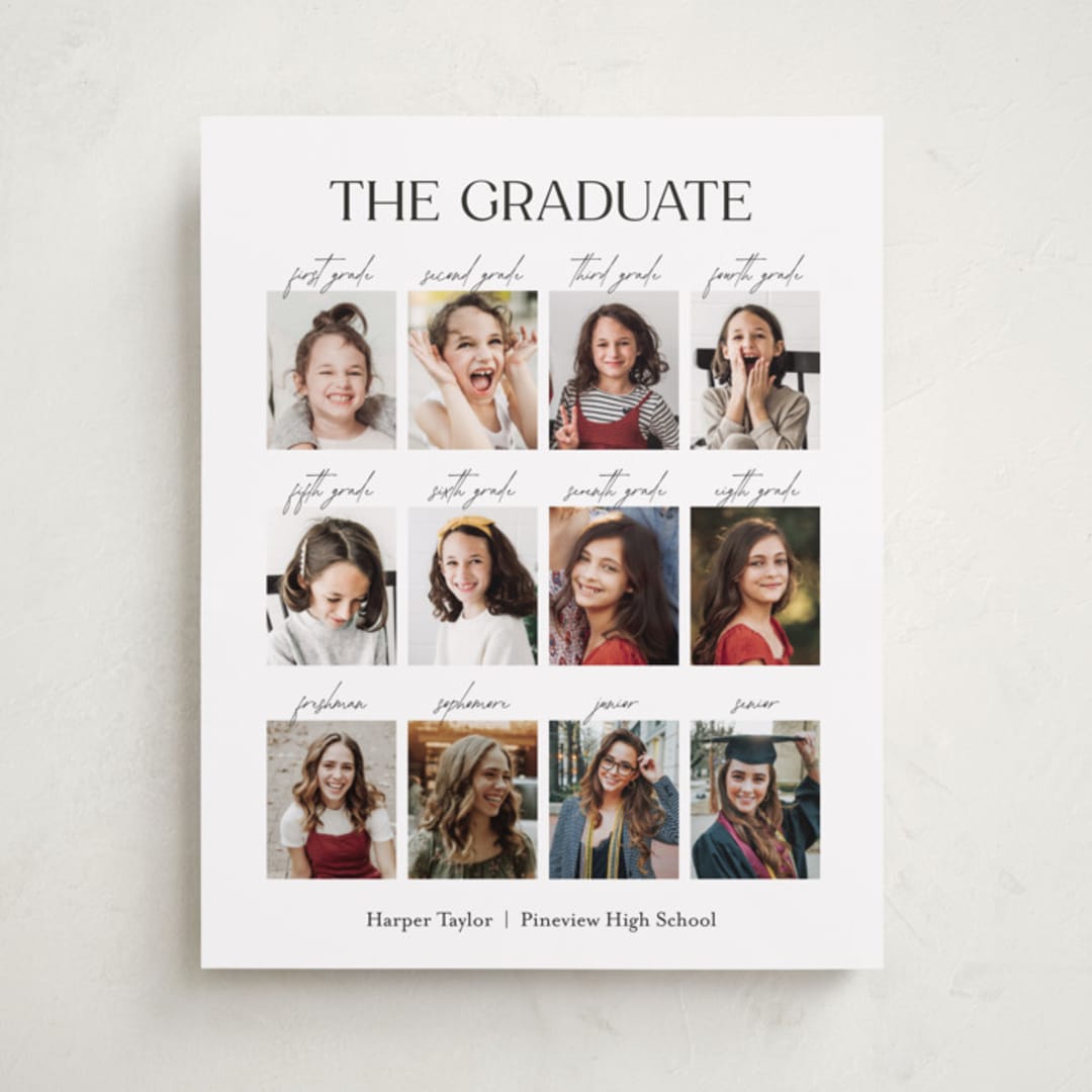 "Best Year" - Graduation Welcome Signs in Moon by Olivia Williams - Front