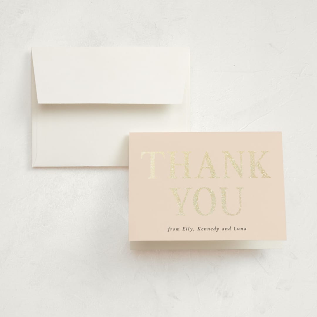 "let's party grad" - Graduation Thank You Cards in Cloud by Sara Hicks Malone - Front