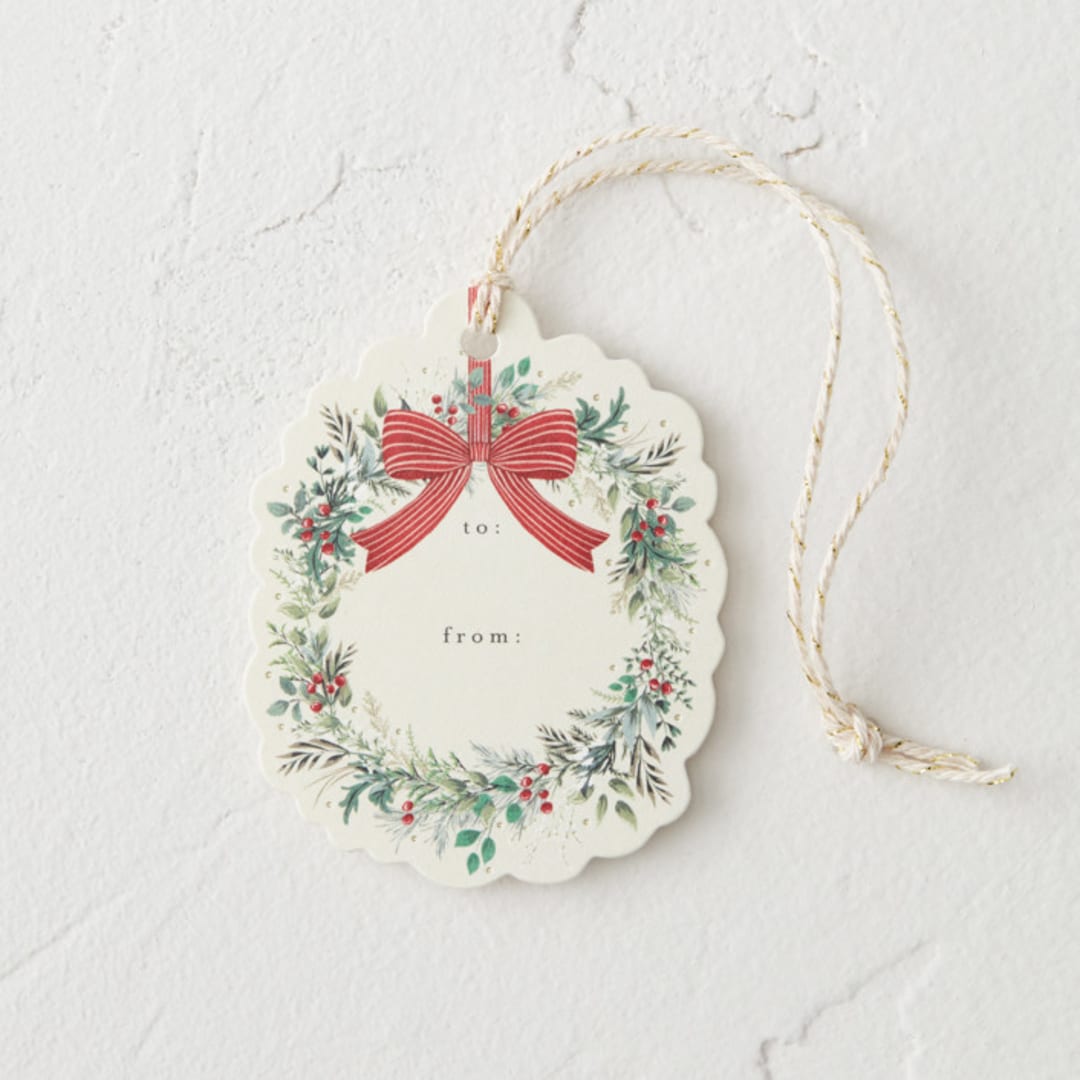 "Festive Holiday" - Gift Tags in Pine by Susan Moyal