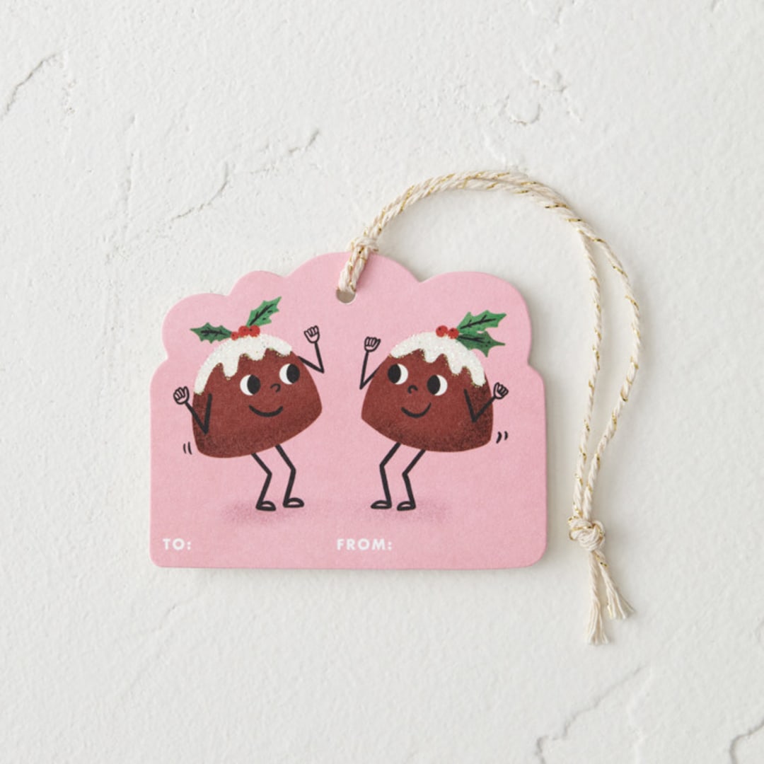 "Get Figgy With It" - Gift Tags in Candy by mo kelley