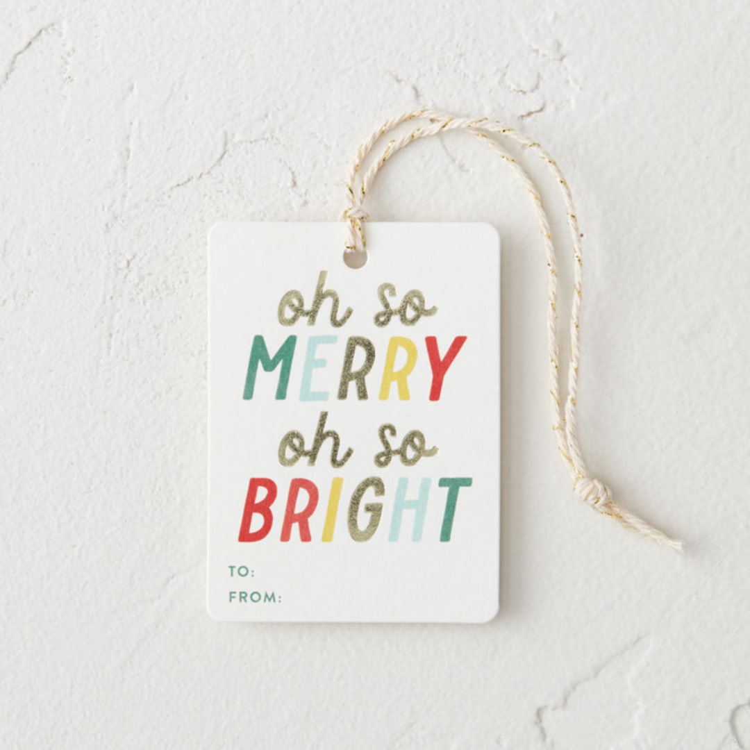 "Oh So Merry" - Gift Tags in Cheerful by Morgan Kendall