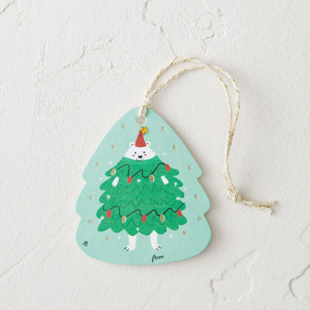 "Beary Christmas" - Gift Tags in Spruce by iamtanya