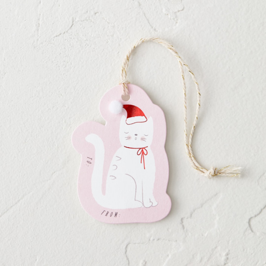 "Carol Cats" - Gift Tags in Gumdrop by Angela Thompson