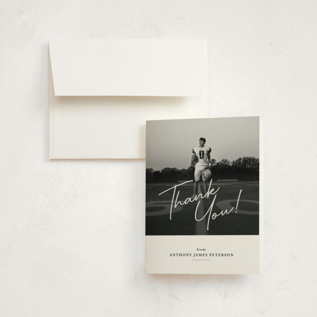 "Class of 2025!" - Graduation Thank You Cards in Cloud by Maggie Daugherty - Front