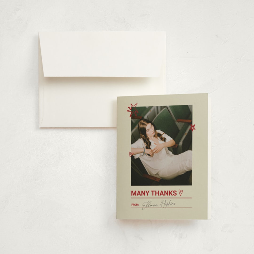 "Checklist Complete" - Graduation Thank You Cards in Parchment by Zove Ahhh - Front