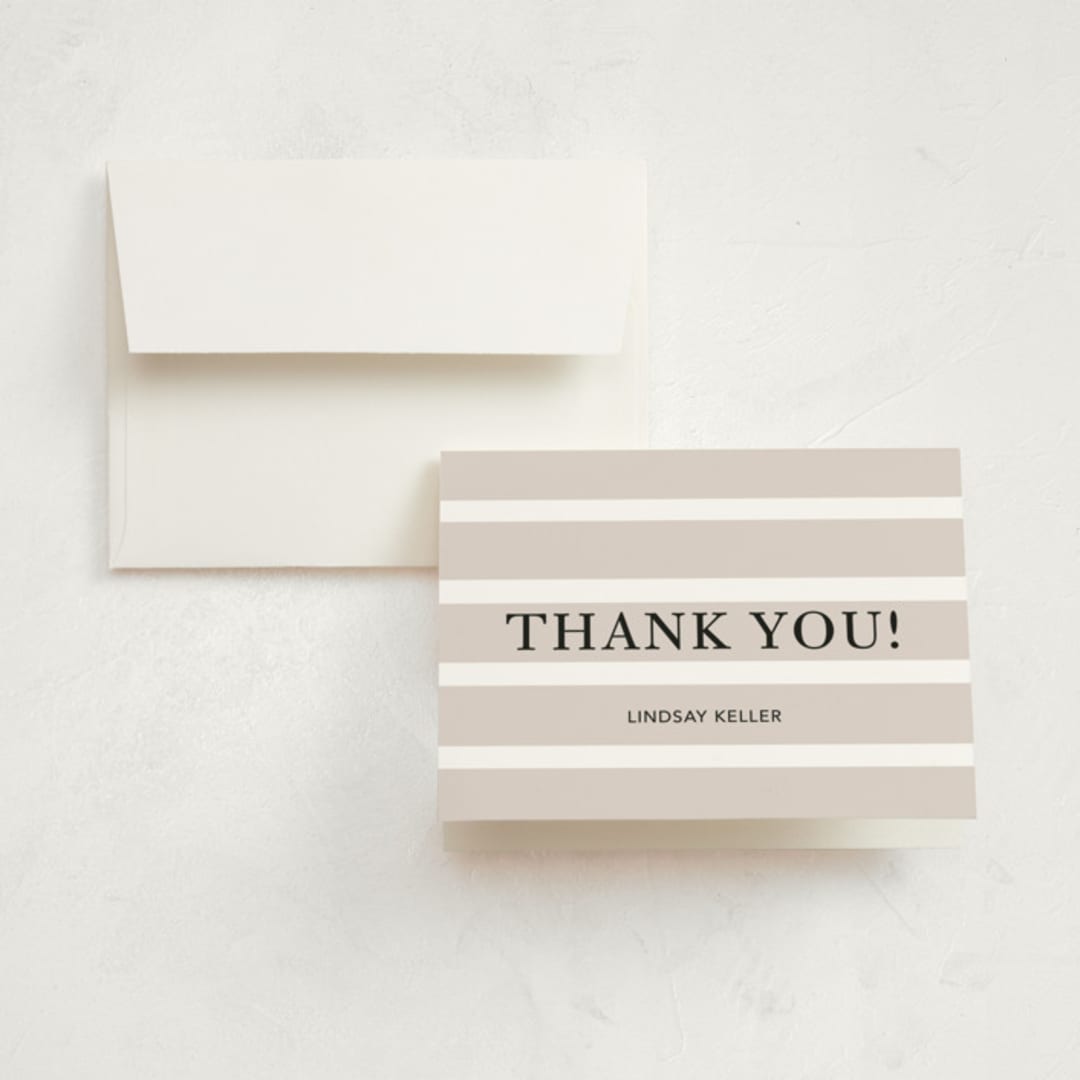 "Mastered It" - Graduation Thank You Cards in Snow by Stacie Stankos - Front