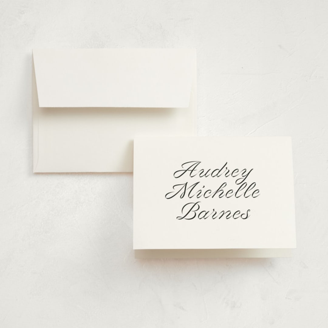 "Ribbons and Cords" - Graduation Thank You Cards in Ink by Megan Davis - Front