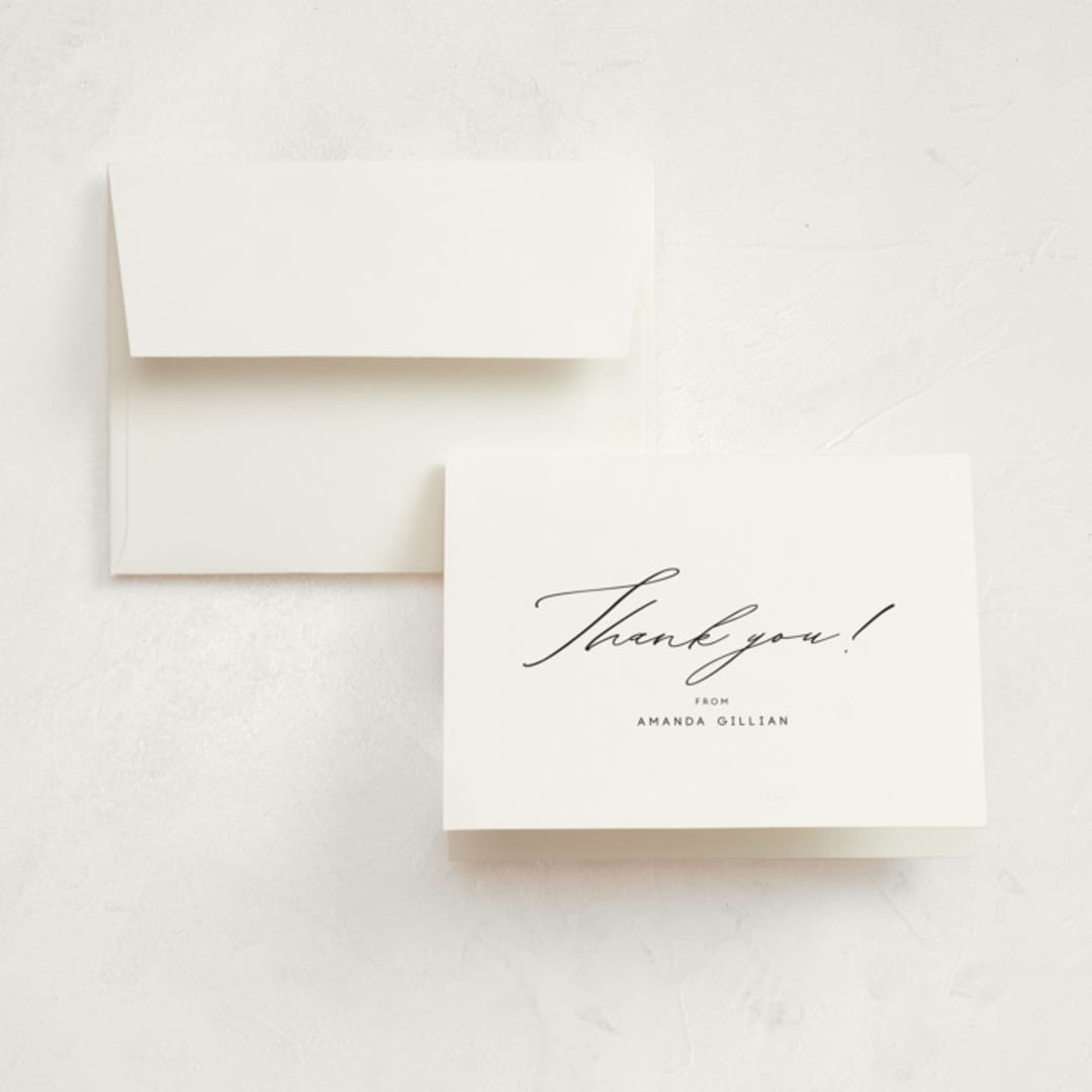 "Simple collage" - Graduation Thank You Cards in Mist by Selima Akhter - Front