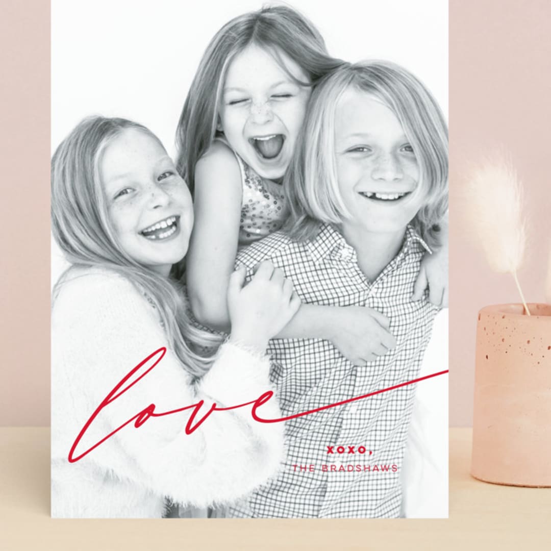 "signed with love" - Valentine's Day Cards in Crimson by fatfatin - Front