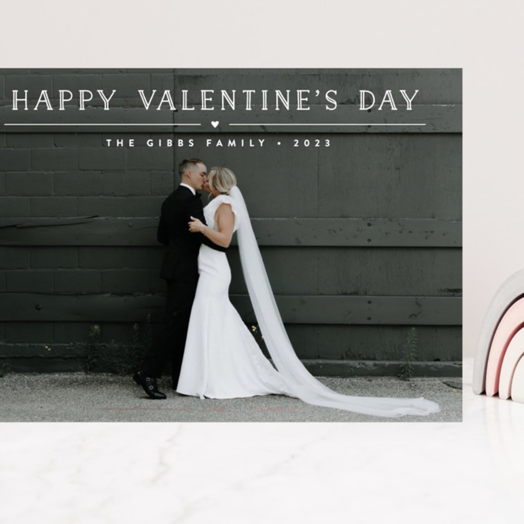 "Height of Happiness" - Valentine's Day Cards in Snowfall by Carolyn MacLaren - Front