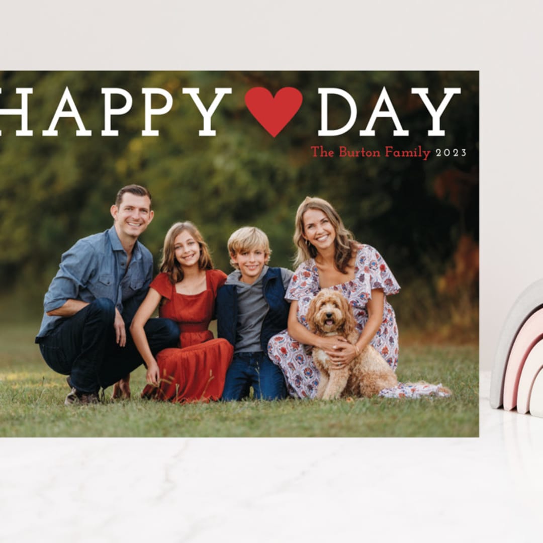 "Happy Love Day" - Valentine's Day Cards in Cherry by Alston Foster - Front