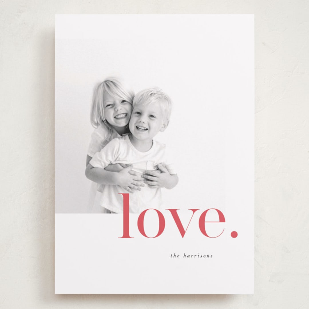 "Just Love" - Valentine's Day Cards in Strawberry by Iveta Angelova - Front