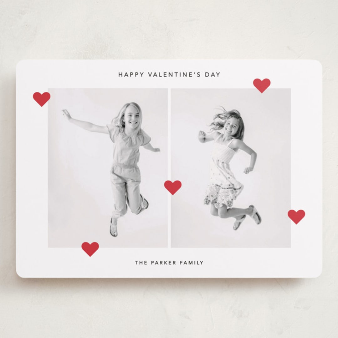 "air hearts" - Valentine's Day Cards in Cherry by Eric Ransom - Front
