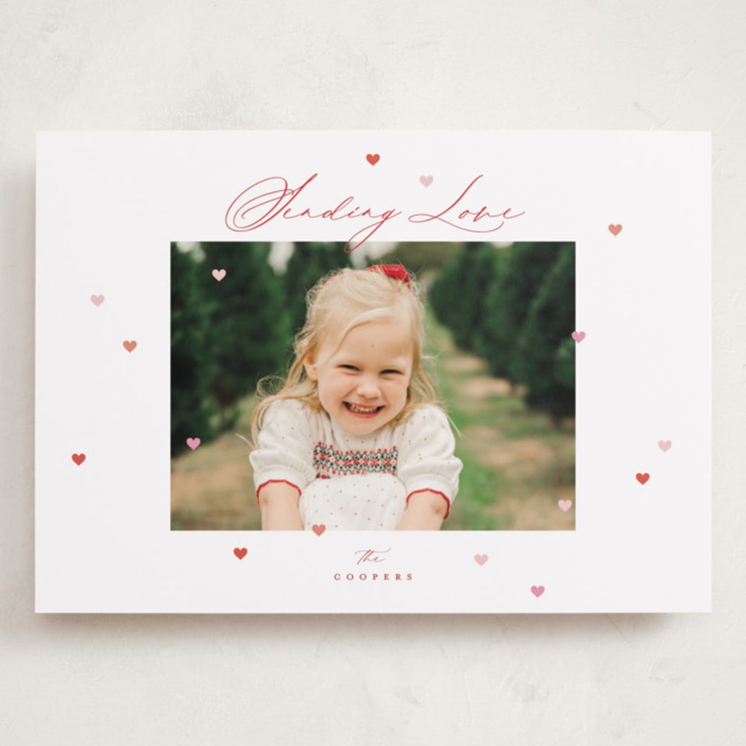 "Drops of Love" - Valentine's Day Cards in Scarlet by Leia Matt - Front