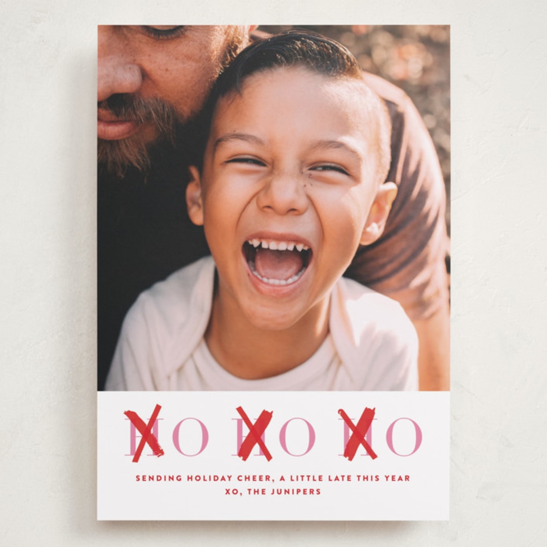 "HOHOXO" - Valentine's Day Cards in Scarlet by Lori Wemple - Front
