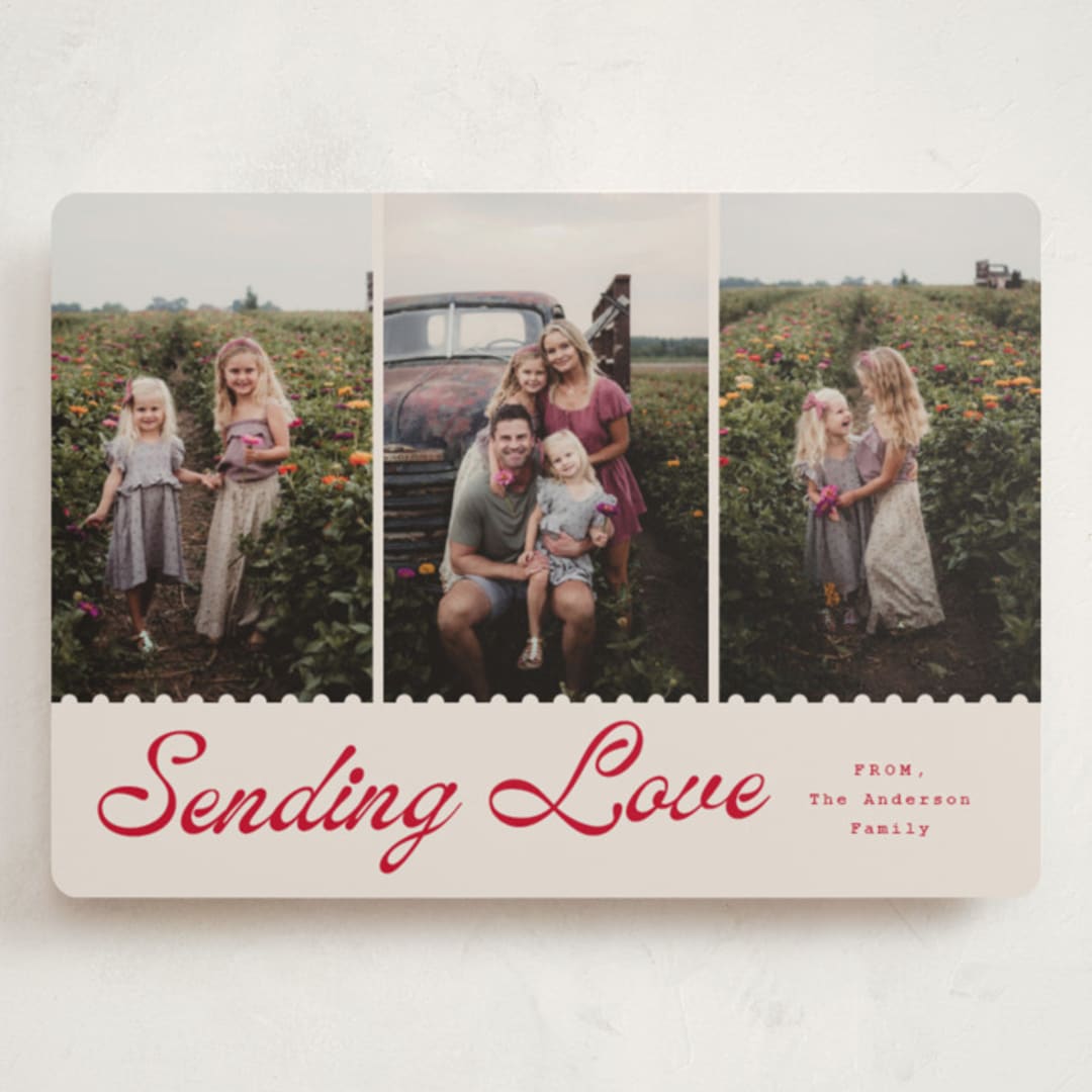 "jagged edge" - Valentine's Day Cards in Pudding by Cass Loh - Front