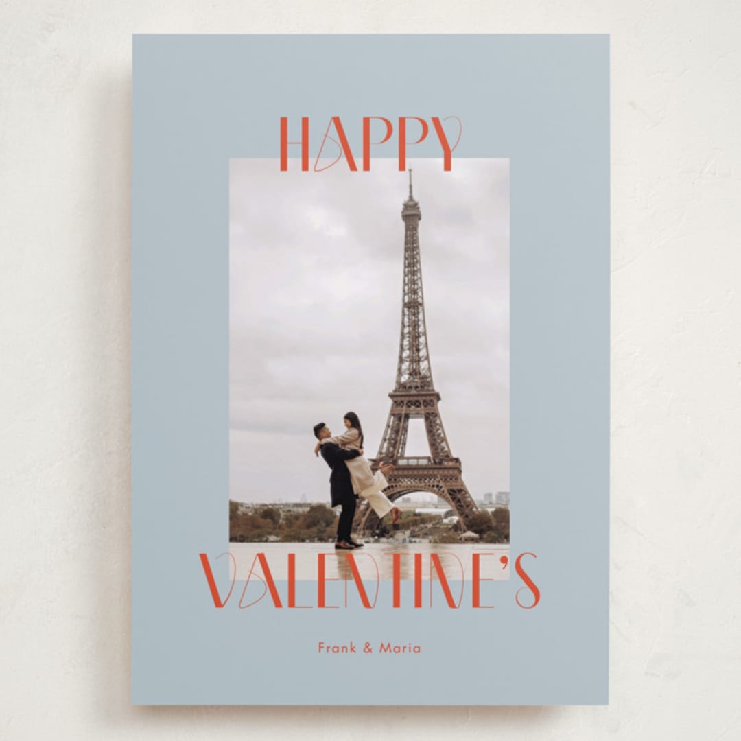 "Paris" - Valentine's Day Cards in Blue Sky by Ani Somi - Front