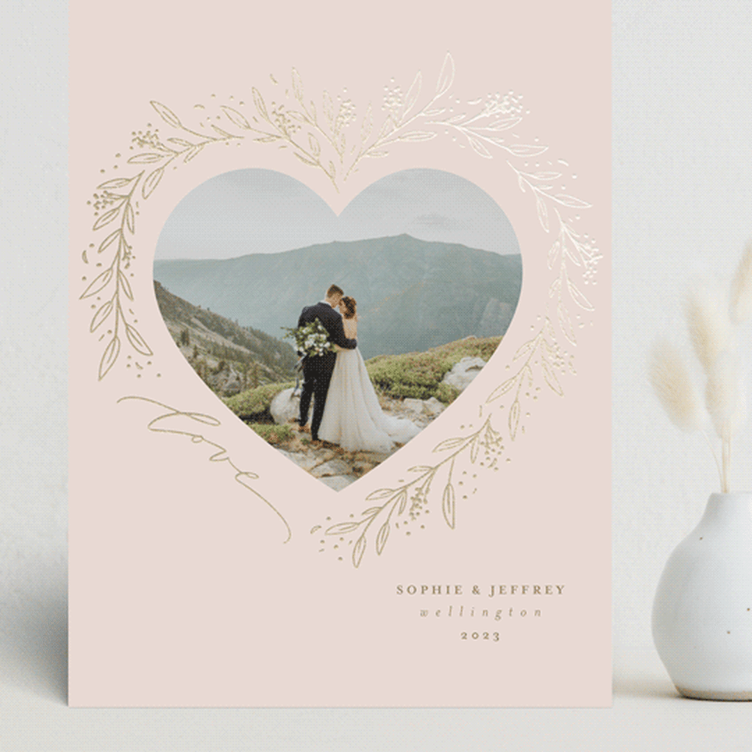 "Botanical Heart" - Valentine's Day Cards in Love by Erin German - Front