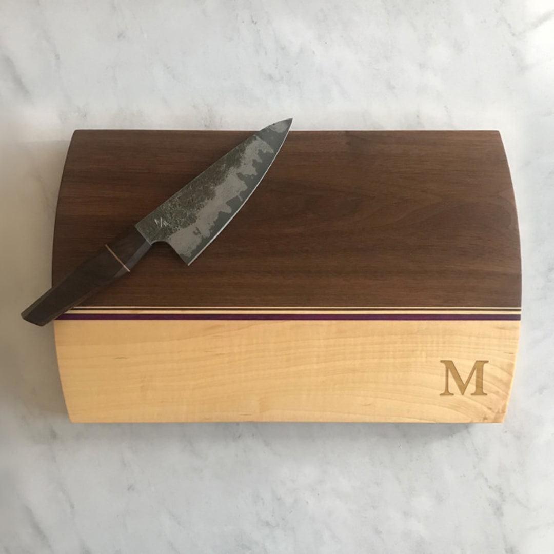 Classic Monogram Cutting Board -Large
