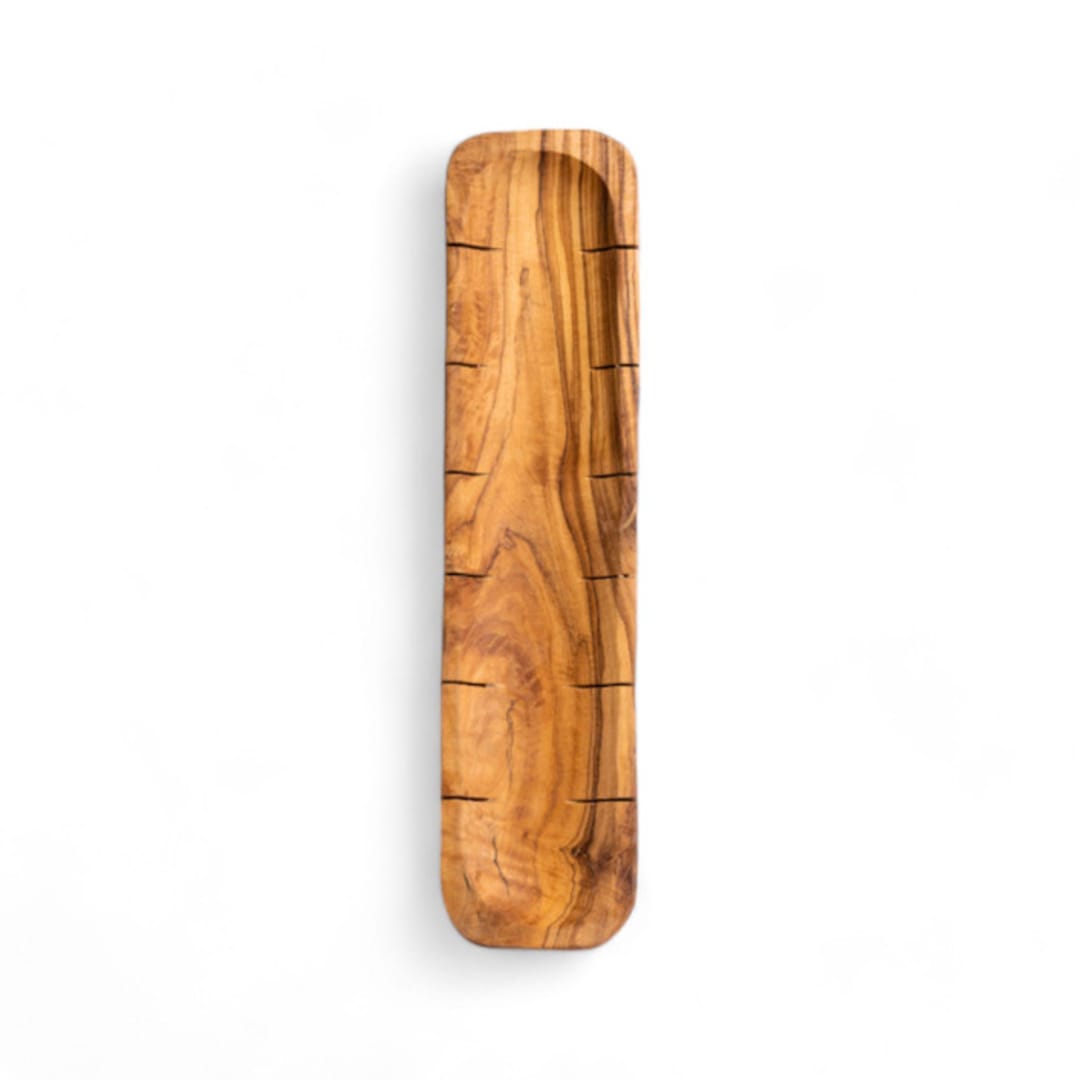 "Olive Wood Bread Slicing Board" - Cutting Boards in beige by Powered By People