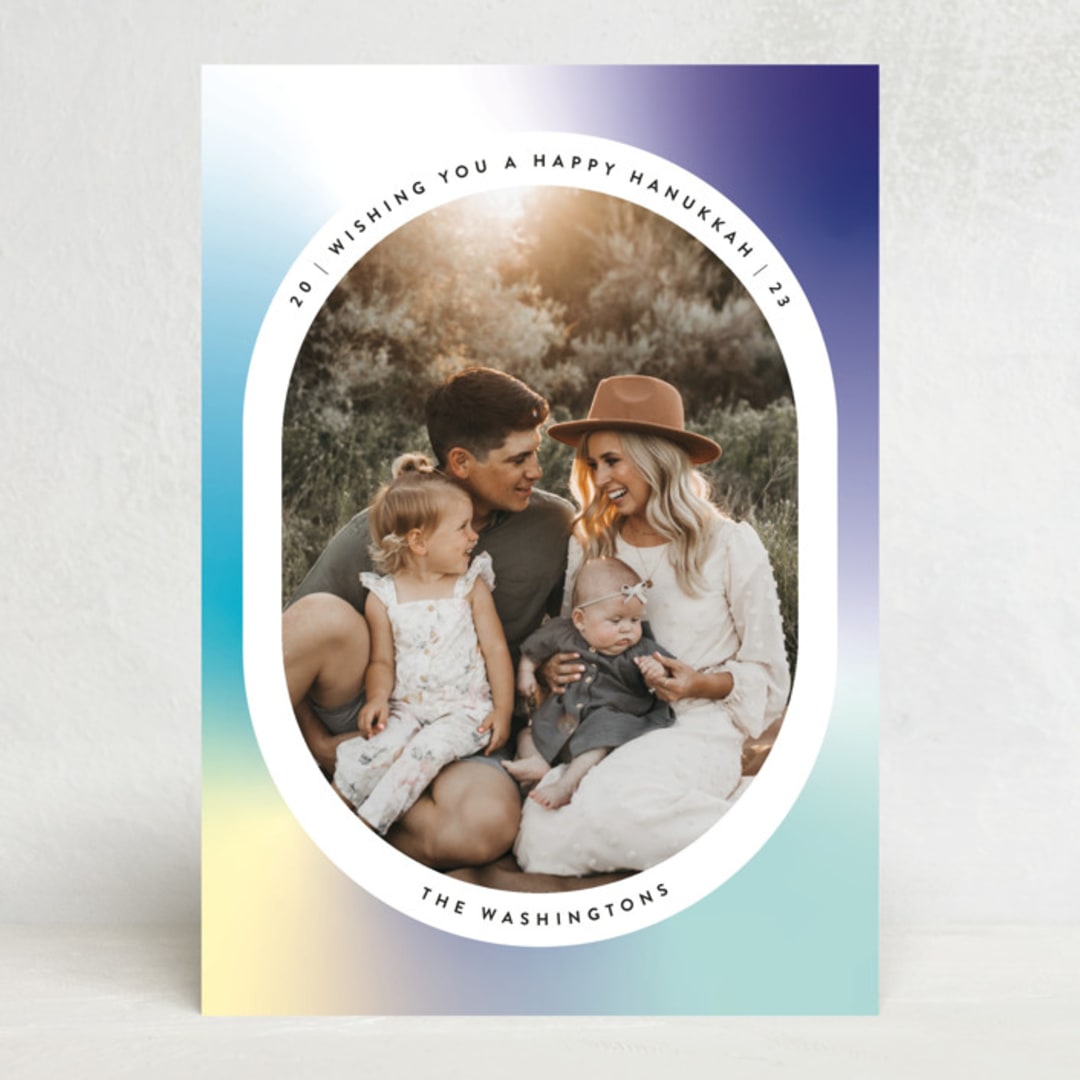 "Clay" - Hanukkah Cards in Moonlight by Annie Shapiro - Front