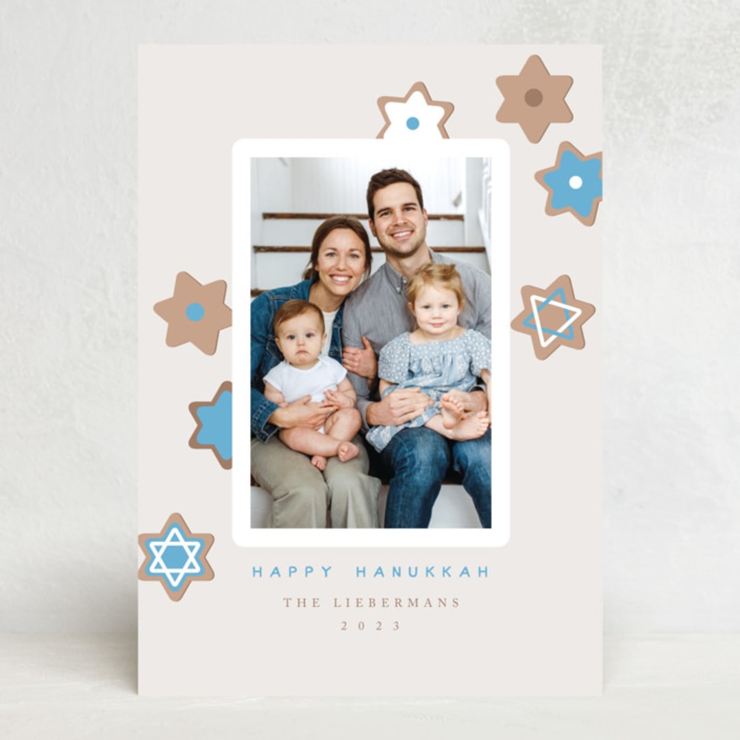 "hanukkah cookies" - Hanukkah Cards in Creme by Anastasia Makarova - Front