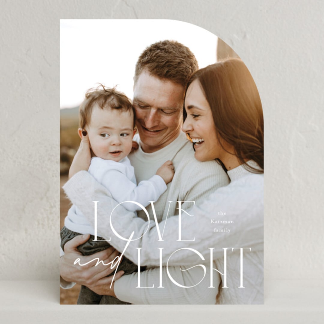 "love and  light" - Hanukkah Cards in Starlight by Benita Crandall - Front